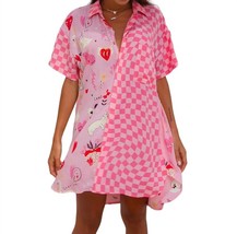 Palm Collective valentines shirt dress in Pink - £59.05 GBP