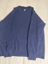 Fruit of the Loom Men's Medium Blue Cotton Blend Pullover Long Sleeve Sweatshirt image 8
