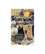 November: Thankful November Stocking - Cross Stitch Pattern - $8.99