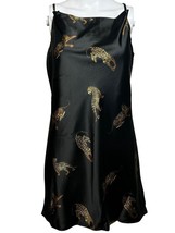 Princess Polly Mini Dress Womens Size M 8 - 10 Black Wild Fire Leopard Cats - AC - £8.39 GBP