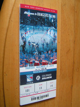2014-15 NY Rangers Ticket Stub Milestone Carl Hagelin 200th NHL Game 11/13 - £5.40 GBP