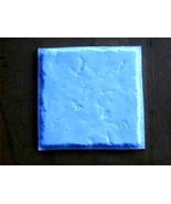 Concrete Tile Molds (4) Make 13"x13" Custom Chiseled Stone Tiles @ 35 Ce... - $55.99