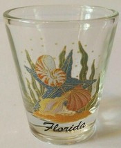 Florida Coral Seashell 2.25&quot; Collectible Shot Glass - $6.93
