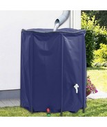 vidaXL Water Tank Blue PVC Large Foldable Water Tank Cylindrical - €186,82 EUR