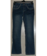 EXCELLENT GIRLS iZ BYER GIRL ADJUSTABLE WAIST DISTRESSED BLUE JEANS   SI... - $480.67 MXN