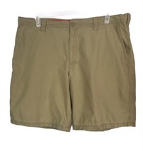 Columbia Mens Shorts Size 40W Khaki Casual Shorts 10&quot; Inseam Pockets Fla... - $18.54