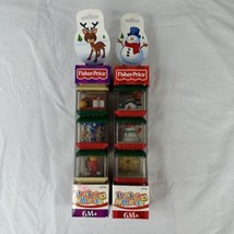 New 2005 Fisher Price Peek A Blocks Christmas NIB Lot Of 2 Boxes *imperf... - $56.67