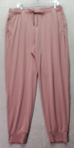 Tek Gear Jogger Pants Women&#39;s XL Pink Polyester Activewear Mid Rise Draw... - $18.46