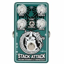 CALINE CP-509 STACK ATTACK Overdrive and Compressor Guitar Effect Pedal - £31.19 GBP