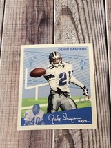 Deion Sanders 1997 Fleer Goudey II Football Card Dallas Cowboys #125 - $1.50
