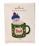 2011 Hallmark DAD Keepsake Ornament HOT COCOA Family Collection FATHER - £4.31 GBP