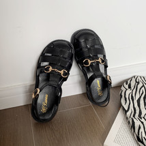 New Summer Sandals Women&#39;s Casual Trend Platform Low Heel Elegant Beach Fashion  - £26.69 GBP