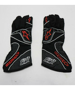 ALPINESTARS GLOVES Tech 1-ZX Nomex Blk Silver Red  Auto Racing Homologat... - $69.99