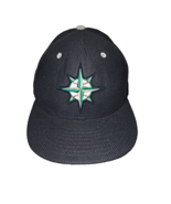 Seattle Mariners Hat Cap 7 1/2 New Era 59Fifty Fitted On Field MLB Baseball - $24.03 CAD