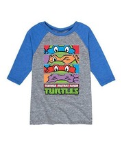 $32 Hybrid Teenage Mutant Ninja Turtles Royal Tmnt Stacked Faces Tee 3T ... - $7.87