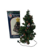 Disney Mickey Unlimited Mini Christmas Tree Ornaments Illuminated Minami  - £48.64 GBP