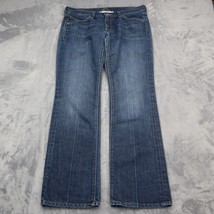 Old Navy The Diva Pants Womens 8 Blue Denim Lowest Rise Bootcut Stretch Jeans - £20.29 GBP