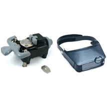 Watch Snap Back Case Opener Removal Repair Tool w/ Magnifying Visor Jewelers Kit - £29.04 GBP