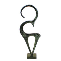 Big Bronze Ibex, Greek Bronze Art, Bronze Sculpture , Ancient Greece , Metal Ani - £101.02 GBP