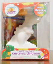 Young at Art Paint Your Own Ceramic Dinosaur  Color Changing Light - £4.70 GBP