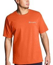 Champion Mens Classic Logo Graphic T-Shirt Color Poppy Orange Size M - £25.20 GBP