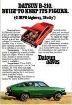 Datsun B-210 Automobile Magazine Ad Print Design Advertising - $34.44