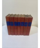 Lot of 7 Vtg Children&#39;s Classics Red Hardcover Vintage Novels Grimms fai... - $545.68 MXN