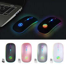2.4GHz RGB Wireless USB Rechargeable Mouse - $29.99