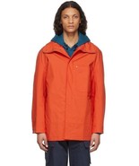 Kenzo Men&#39;s Mid Length Poppy Coat in Poppy Orange-Medium - $315.39 CAD