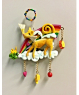 Romans cat magnet 24315A yellow cat rainbow 3” x 4” - $5.99