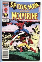 Spider-Man versus Wolverine #1 comic book 1987 Marvel Cross-over  FN - $25.22