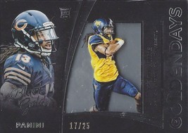 Kevin White 2015 Panini Black Gold Football Golden Days (Chicago Bears Rookie) R - £13.75 GBP
