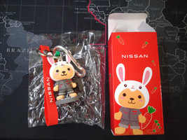 Keyring Nissan 6CM Chinese New Year Rabbit Rare Collectible PORTE-CLEFS L API N - £6.23 GBP