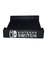 Charcoal Black Nintendo Switch Video Game Case Stand Holder Fits 1 to 12... - $299.52 MXN
