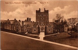Baker Tower Residential Hall Cornell University Ithaca NY Postcard PC187 - £7.16 GBP