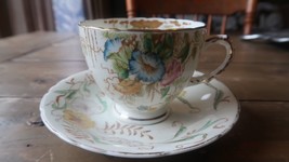 Vintage H M Sutherland Flower Floral Teacup - £14.23 GBP