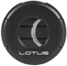 Lotus Meteor Cigar Cutter Black Matte Twin Blade Compact Metal Housing Cut1003 - $76.59 CAD