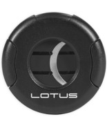 Lotus Meteor Cigar Cutter Black Matte Twin Blade Compact Metal Housing C... - $76.59 CAD