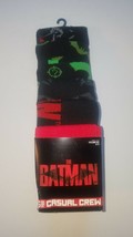 the batman mens casual crew socks 6 pack new with tags fits shoe size 8 -12 - $14.85