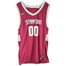 Stanford Basketball Jersey Mens Large Nike Stock Fadeaway Shirt Maroon 0... - $30.10