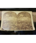 1876 Philadelphia International Exhibition Main Building Stereoview Card - £10.98 GBP