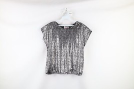 Vintage 90s Streetwear Womens Large Disco Dance Rave EDM Sleeveless T-Shirt USA - £35.57 GBP