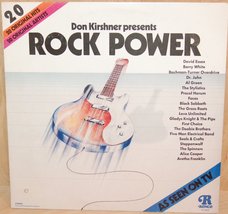 &quot;Rock Power&quot;; 20 Original Hits-20 Original Artists [Vinyl] Various - £9.66 GBP