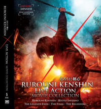 Samurai Rurouni Kenshin Live Action Movie Collection Film 1-5 DVD (Japan Movie) - £34.36 GBP