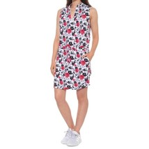 NWT Ladies IBKUL BIANCA BLACK Sleeveless Drawstring Golf Dress - M L & XL image 15