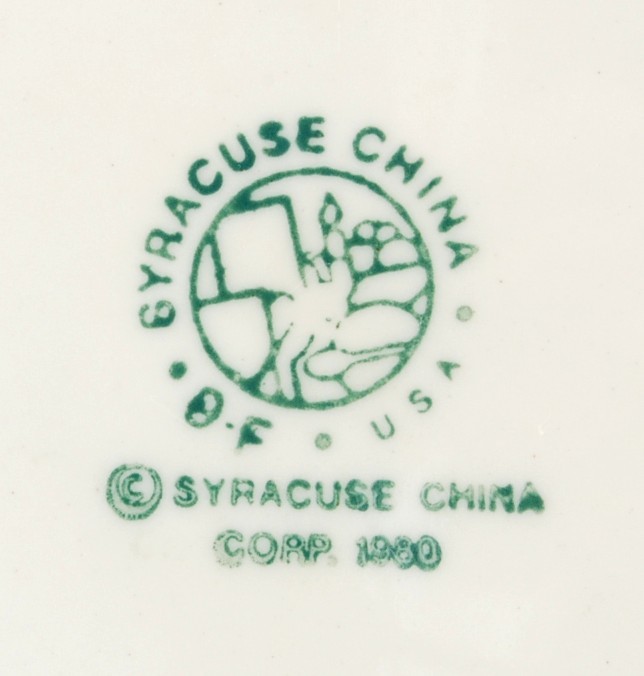 Syracuse Bread Plate Blue Vines SY735 Restaurant Ware Item image 3