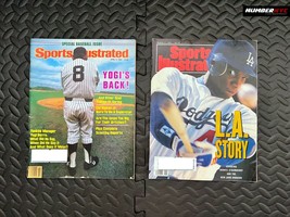 2x Sports Illustrated April 1984 Yogi Berra Yankees Darryl Strawberry March 1991 - £27.62 GBP