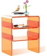 Clear Acrylic 3-Tier End Table/Nightstand – Sleek Bedside Storage With, ... - $1,723.35 MXN