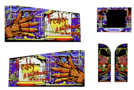Freddy nightmare on elm street Arcade1up Pinball Design Decal vinyl,Arcade 1up - £64.14 GBP+