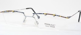 Vintage FREE ART Federflex Logo 429 018 Multicolore Lunettes Titan 55-19-135mm - £45.63 GBP